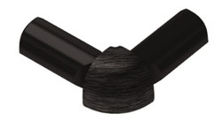 Schluter Rondec Double-Leg 90 Degree Outside Corner Brushed Black